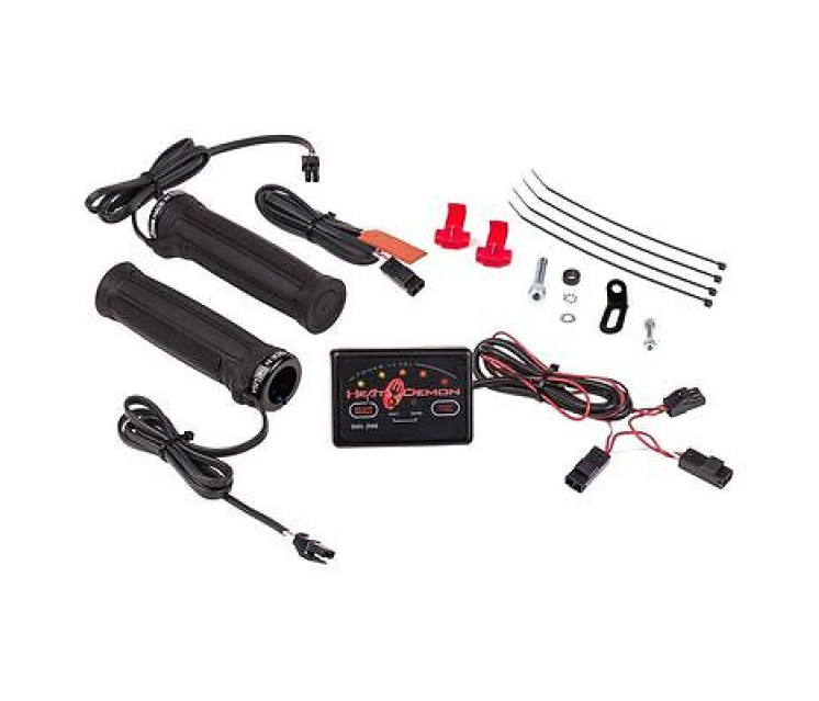 Šildomos rankenėlės Symtec Dual Zone ATV kit, clamp on