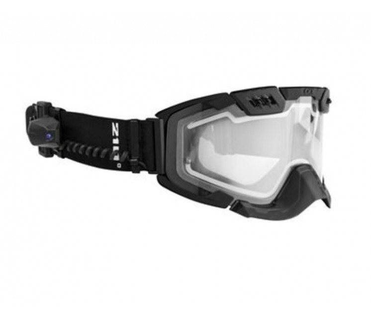 Akiniai šildomu stiklu CKX Goggle 210° Black matt/clear lens