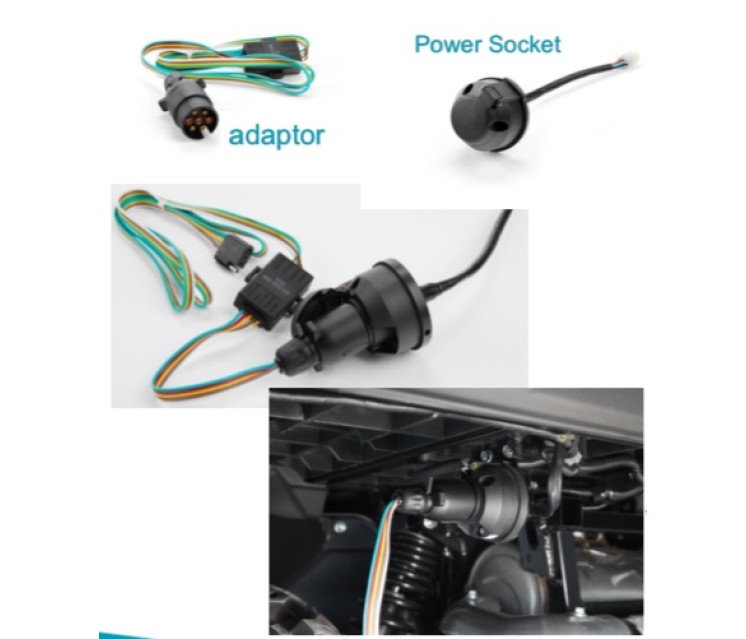 7020-800200-1000 RozetÄs adapteris POWER SOCKET AND ADAPTOR ASSEMBLY 7020-800200-1000