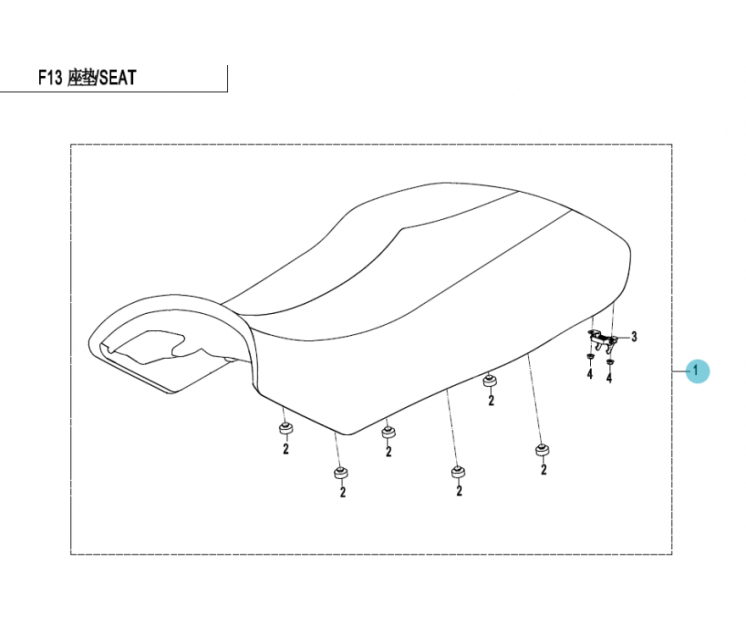 9CR3-130100-10000 SEAT ASSY.